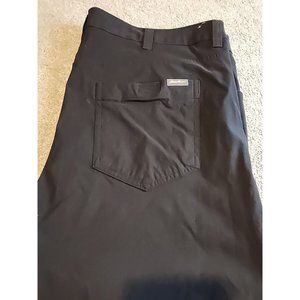 Men's Size 40x30 Eddie Bauer Travex Hiking Outdoor Pants Blac Nylon Stretch Flex
